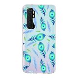 PrintiFy Xiaomi Mi Note 10 Lite ile Uyumlu 1mm Slim Fit Nazar Boncuğu 3 Baskılı Şeffaf Kılıf