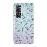 PrintiFy Xiaomi Mi Note 10 Lite ile Uyumlu Water Color 3 Kamera Korumalı Şeffaf Kılıf