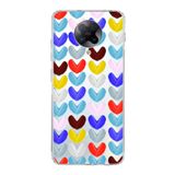 PrintiFy Xiaomi Poco F2 Pro ile Uyumlu 1mm Slim Fit Water Color 1 Baskılı Şeffaf Kılıf