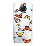 PrintiFy Xiaomi Poco F2 Pro ile Uyumlu 1mm Slim Fit Water Color 2 Baskılı Şeffaf Kılıf