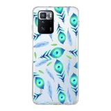 PrintiFy Xiaomi Poco X3 GT ile Uyumlu 1mm Slim Fit Nazar Boncuğu 3 Baskılı Şeffaf Kılıf