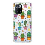 PrintiFy Xiaomi Poco X3 GT ile Uyumlu 1mm Slim Fit Water Color 4 Baskılı Şeffaf Kılıf