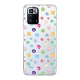 PrintiFy Xiaomi Poco X3 GT ile Uyumlu 1mm Slim Fit Water Color 6 Baskılı Şeffaf Kılıf