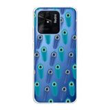 PrintiFy Xiaomi Redmi 10C ile Uyumlu 1mm Slim Fit Nazar Boncuğu 4 Baskılı Şeffaf Kılıf