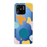 PrintiFy Xiaomi Redmi 10C ile Uyumlu Kapak Grunge Tasarımlı 1mm Fit Şeffaf Silikon Kılıf