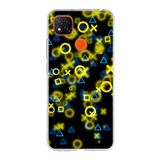 PrintiFy Xiaomi Redmi 10C ile Uyumlu Kapak Semboller Tasarımlı 1mm Fit Şeffaf Silikon Kılıf
