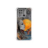 PrintiFy Xiaomi Redmi 10c ile Uyumlu Simya Serisi Mozaik Tanrıça Tasarımlı Uv Baskılı Köşe Korumalı Antişok Kılıf