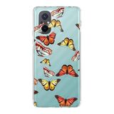 PrintiFy Xiaomi Redmi 12C ile Uyumlu 1mm Slim Fit Water Color 2 Baskılı Şeffaf Kılıf
