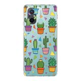 PrintiFy Xiaomi Redmi 12C ile Uyumlu 1mm Slim Fit Water Color 4 Baskılı Şeffaf Kılıf