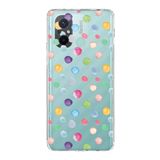 PrintiFy Xiaomi Redmi 12C ile Uyumlu 1mm Slim Fit Water Color 6 Baskılı Şeffaf Kılıf