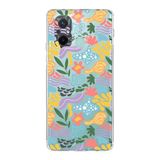 PrintiFy Xiaomi Redmi 12C ile Uyumlu Kapak Memphis Desen - 2 Tasarımlı 1mm Fit Şeffaf Silikon Kılıf