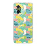 PrintiFy Xiaomi Redmi 12C ile Uyumlu Kapak Memphis Desen - 3 Tasarımlı 1mm Fit Şeffaf Silikon Kılıf