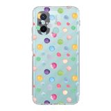 PrintiFy Xiaomi Redmi 12C ile Uyumlu Water Color 6 Kamera Korumalı Şeffaf Kılıf