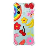 PrintiFy Xiaomi Redmi 12C Uyumlu Water Color 5 Baskılı Şeffaf Köşe Korumalı Antişok Kılıf