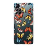 PrintiFy Xiaomi Redmi Note 11 Pro Plus 5G ile Uyumlu Water Color 2 Kamera Korumalı Şeffaf Kılıf