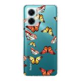 PrintiFy Xiaomi Redmi Note 11E ile Uyumlu 1mm Slim Fit Water Color 2 Baskılı Şeffaf Kılıf