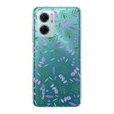 PrintiFy Xiaomi Redmi Note 11E ile Uyumlu 1mm Slim Fit Water Color 3 Baskılı Şeffaf Kılıf