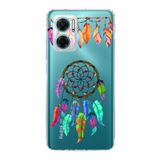 PrintiFy Xiaomi Redmi Note 11E ile Uyumlu Nazar Boncuğu 6 Kamera Korumalı Şeffaf Silikon Kılıf