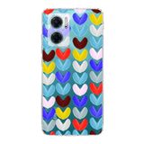 PrintiFy Xiaomi Redmi Note 11E ile Uyumlu Water Color 1 Kamera Korumalı Şeffaf Kılıf