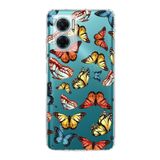 PrintiFy Xiaomi Redmi Note 11E ile Uyumlu Water Color 2 Kamera Korumalı Şeffaf Kılıf