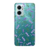 PrintiFy Xiaomi Redmi Note 11E ile Uyumlu Water Color 3 Kamera Korumalı Şeffaf Kılıf