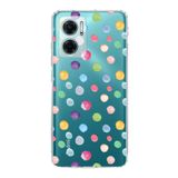 PrintiFy Xiaomi Redmi Note 11E ile Uyumlu Water Color 6 Kamera Korumalı Şeffaf Kılıf