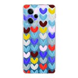 PrintiFy Xiaomi Redmi Note 12 Pro 5G ile Uyumlu 1mm Slim Fit Water Color 1 Baskılı Şeffaf Kılıf