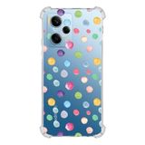 PrintiFy Xiaomi Redmi Note 12 Pro 5G Water Color 6 Baskılı Şeffaf Köşe Korumalı Antişok Kılıf