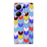 PrintiFy Xiaomi Redmi Note 13 Pro 4G ile Uyumlu Water Color 1 Kamera Korumalı Şeffaf Kılıf