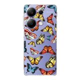 PrintiFy Xiaomi Redmi Note 13 Pro 4G ile Uyumlu Water Color 2 Kamera Korumalı Şeffaf Kılıf