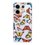 PrintiFy Xiaomi Redmi Note 13 Pro 5G ile Uyumlu Water Color 2 Kamera Korumalı Şeffaf Kılıf