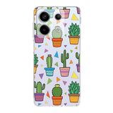 PrintiFy Xiaomi Redmi Note 13 Pro 5G ile Uyumlu Water Color 4 Kamera Korumalı Şeffaf Kılıf