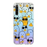 PrintiFy Xiaomi Redmi Note 8 ile Uyumlu Kapak Duck Tasarımlı 1mm Fit Şeffaf Silikon Kılıf