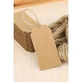 printiks 100 Adet İpsiz 4x7 Cm Craft Kraft Fiyat Etiket , Karton Kağıt Ayakkabı Elbise Giysi Tişört Reyon