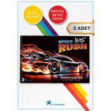 PrintKonsept 2'li Resim Defteri Spiralli Karton Kapak 25X35 cm 15 Yaprak Resim Defteri Orta Boy - Ateş Kırmızı - 25*35