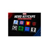 Printona Marvel Hero Keycaps: 8'li Özel Tasarım Süper Kahraman Klavye Tuş Takımı