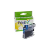 PrintPen Brother LC675xLC Cyan Yüksek Kapasite (13.0ml) Mavi Muadil Kartuş