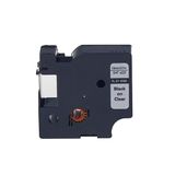Printpen Dymo D1 45800 19 mm 7 m Şeffaf Etikete Siyah Etiket