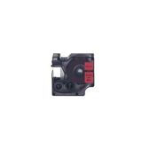 Printpen Dymo D1 45807 19 mm 7 m Kırmızı Etikete Siyah Etiket
