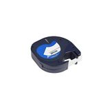 Printpen Dymo Lt Letratag Muadil Beyaz Etikt Siyah Plastik Serit 91201 12Mmx4M