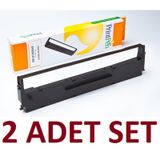 Printpen Epson Lx-350 Uyumlu Yazıcı Şerit Printer Ribbon Cartridge (İkili Paket)