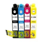 Prıntpen Stylus Office B42 T1291XL-1292XL-1293XL-1294XL Yüksek Kapasiteli 4 Renk Muadil Kartuş Seti - Renkli