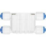 Prio Su Arıtma Cihazı Shut Off Valf 4 Yollu Vana Quick Bağlantılı