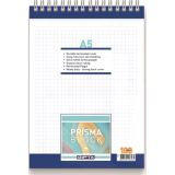 Prisma A5 Spiralli Karton Kapak Bloknot Not Defteri 100 Yaprak Çizgili 6 Lı Paket 1379