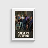 Prison Break Dizi Posteri Tablo Çerçeveli Poster Duvar Dekorasyonu - 30 x 40 - Beyaz Çerçeveli