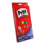 Pritt 12 Renk Jumbo Kuru Boya Kalemi, Ergonomik Üçgen Tasarım, Kalemtraş Hediyeli