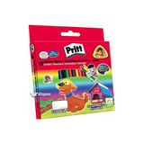 Pritt 12 Renk Jumbo Üçgen Silinebilir Pastel Boya 1 ADET Eğlenceli Çizim İçin