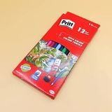 Pritt 12 Renk Kuru Boya Kalemi 3 Mm Yumuşak Uçlu Altıgen Gövdeli