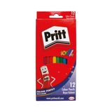 Pritt 12 Renk Kuru Boya Tam Boy 12 Adet Parça Renkli Kalemler Türkiye Menşeli