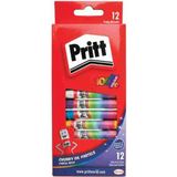 Pritt 12 Renk Pastel Boya Karton Kutu Çocuklar İçin Eğlenceli Sanat Malzemesi
